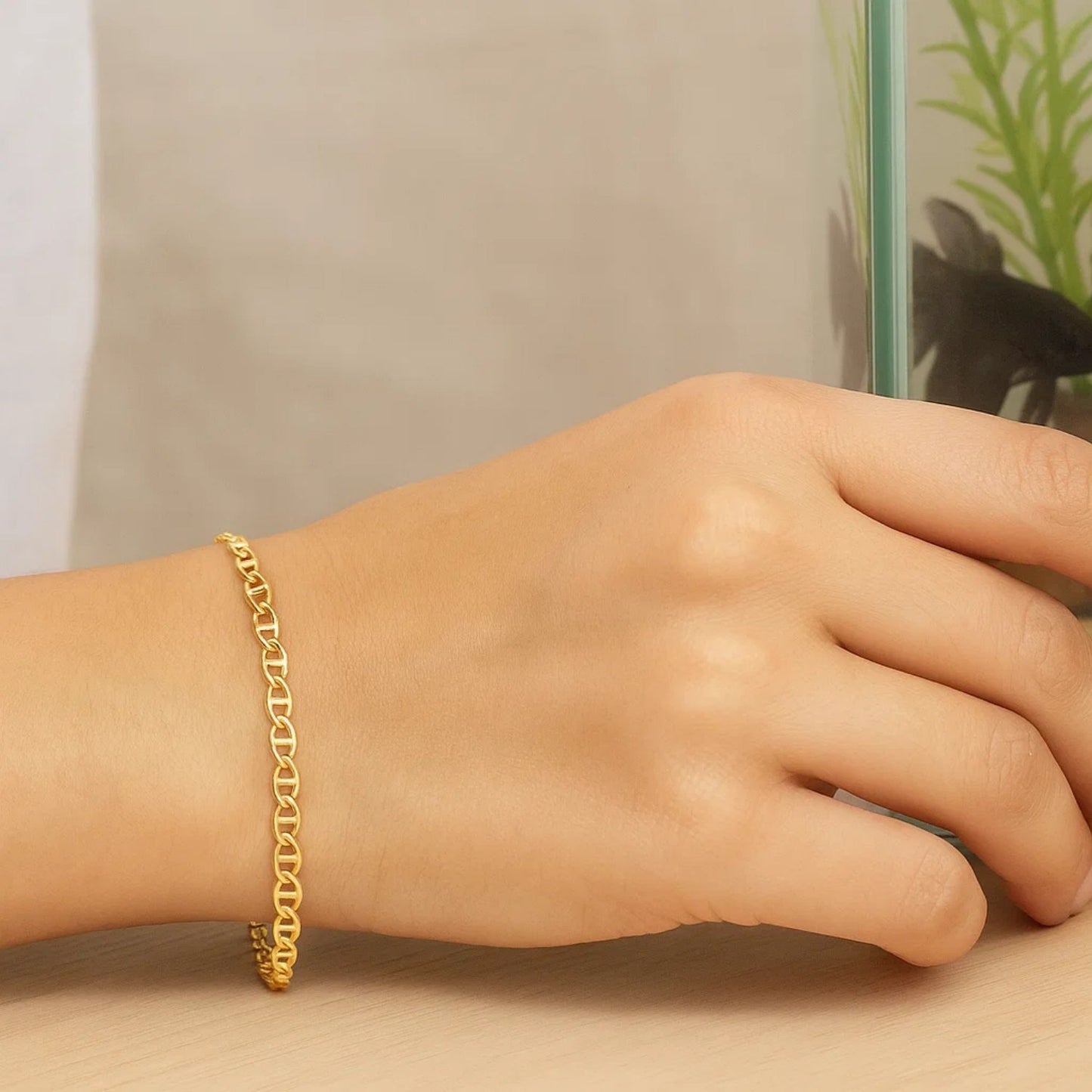 10k Yellow Gold Mariner Link Bracelet (2.30 mm)