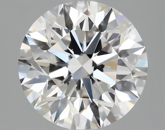 IGI Certified Lab-Grown Round Diamond - 2.04 Carats, D Color, VS2 Clarity