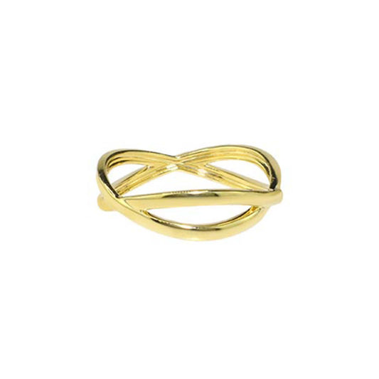 Séchic 14k Gold Intertwined Band Ring