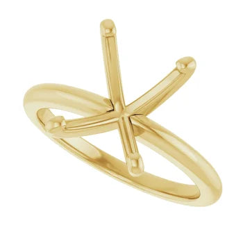 CUSTOM ORDER 3.06 ct Emerald Cut Diamond Solitaire 14K Yellow Gold Engagement Ring