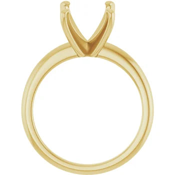 CUSTOM ORDER 3.06 ct Emerald Cut Diamond Solitaire 14K Yellow Gold Engagement Ring