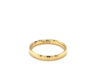 14k Yellow Gold 3mm Comfort Fit Wedding Band