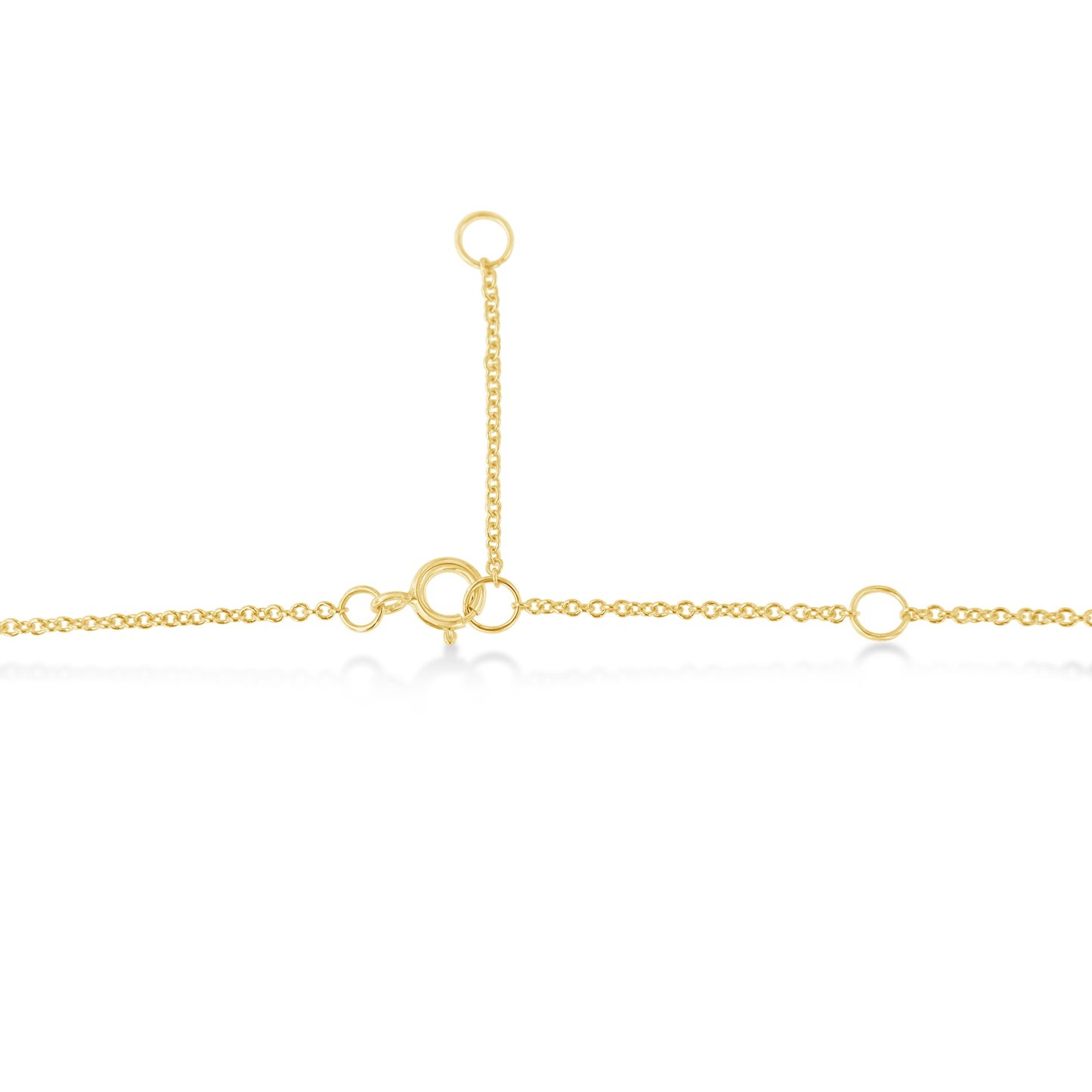 1/10 Carat Round Brilliant-Cut Diamond Modern Bezel-Set Solitaire Pendant Necklace in 10K Rose Gold